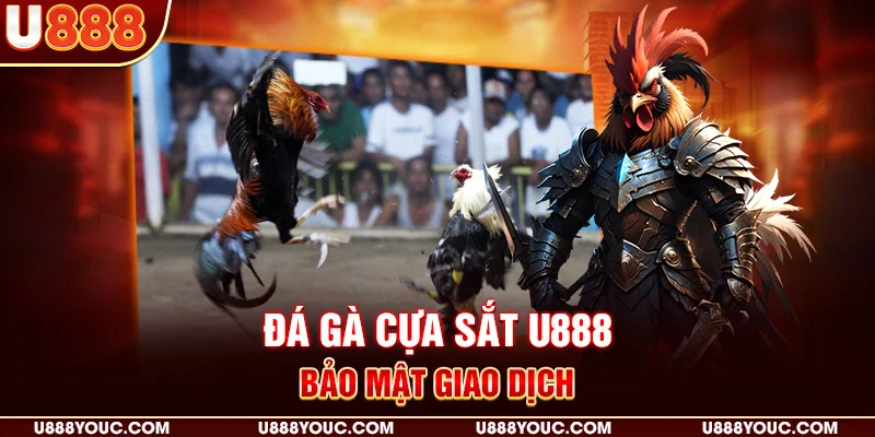 Đá gà cựa sắt U888 - bảo mật giao dịch